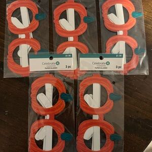 Celebrate It Pumpkin and Turkey Party Glasses